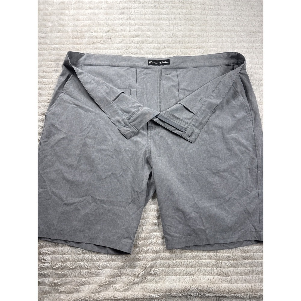 Travis Mathew Golf Shorts Mens 42 Gray Excellent 1MM208  Performance Stretch
